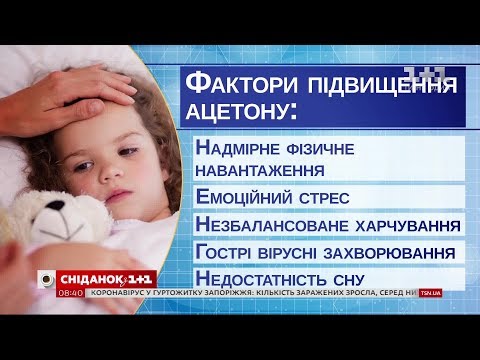 Чому виникає ацетономії у дітей, чим вона небезпечна і як її лікувати