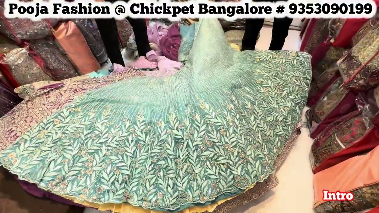 Designer Lehengas @ Rs.650/- Chickpet Bangalore | Online Shopping & Courier Available #lehenga #sale