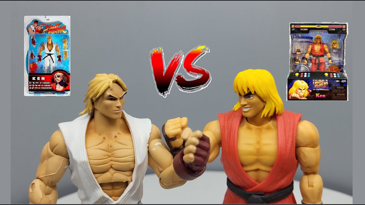 Ken VS Ken! Street fighter sota toys versus Jada revisión en