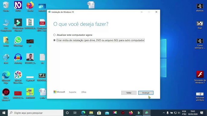 Windows 11/10] Como criar e usar mídia de instalação para reinstalar o  Windows 10 via unidade USB., Suporte Oficial