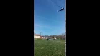 Helicopter Easter egg drop 2014