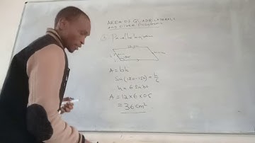 AREA OF QUADRILATERALS AND OTHER POLYGONS