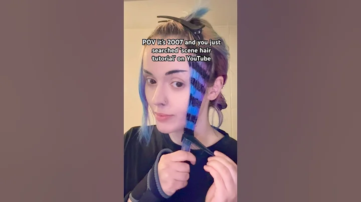 Scene Hair Tutorial :3 👾🦖#scenehair #hairtutorial #hairtransformation #haircolor #hairdye