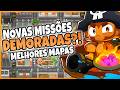 MISSÕES DE EQUIPE 2 CHEGARAM! Veja os MELHORES MAPAS que usei nas 2 primeiras 👀