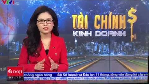Bản tin tài chính VTV1 - Ứng dụng blockchain trong lĩnh vực bất động sản
