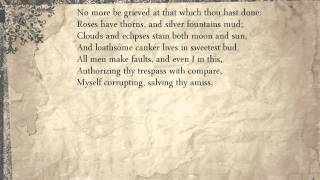 Sonnet 35: No more be grieved at that which thou hast done