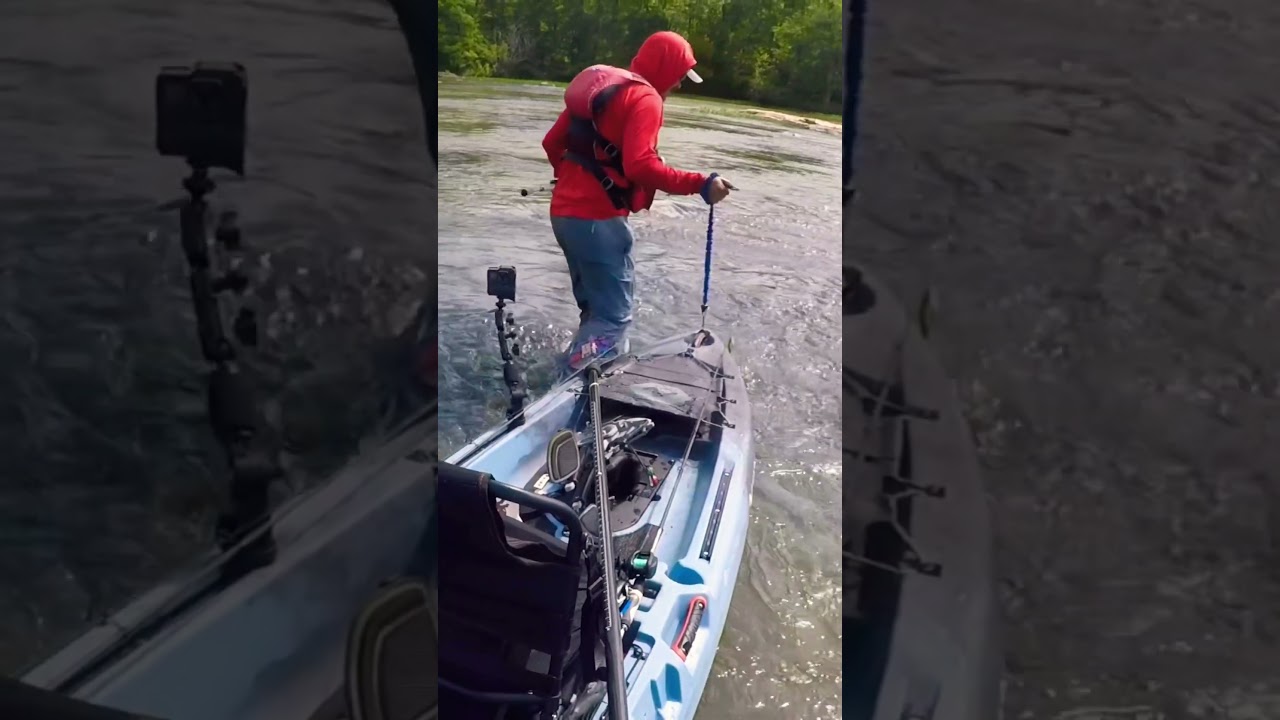 Taking my kayak for a walk. 