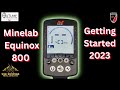 Minelab Equinox 800 Getting Started 2020