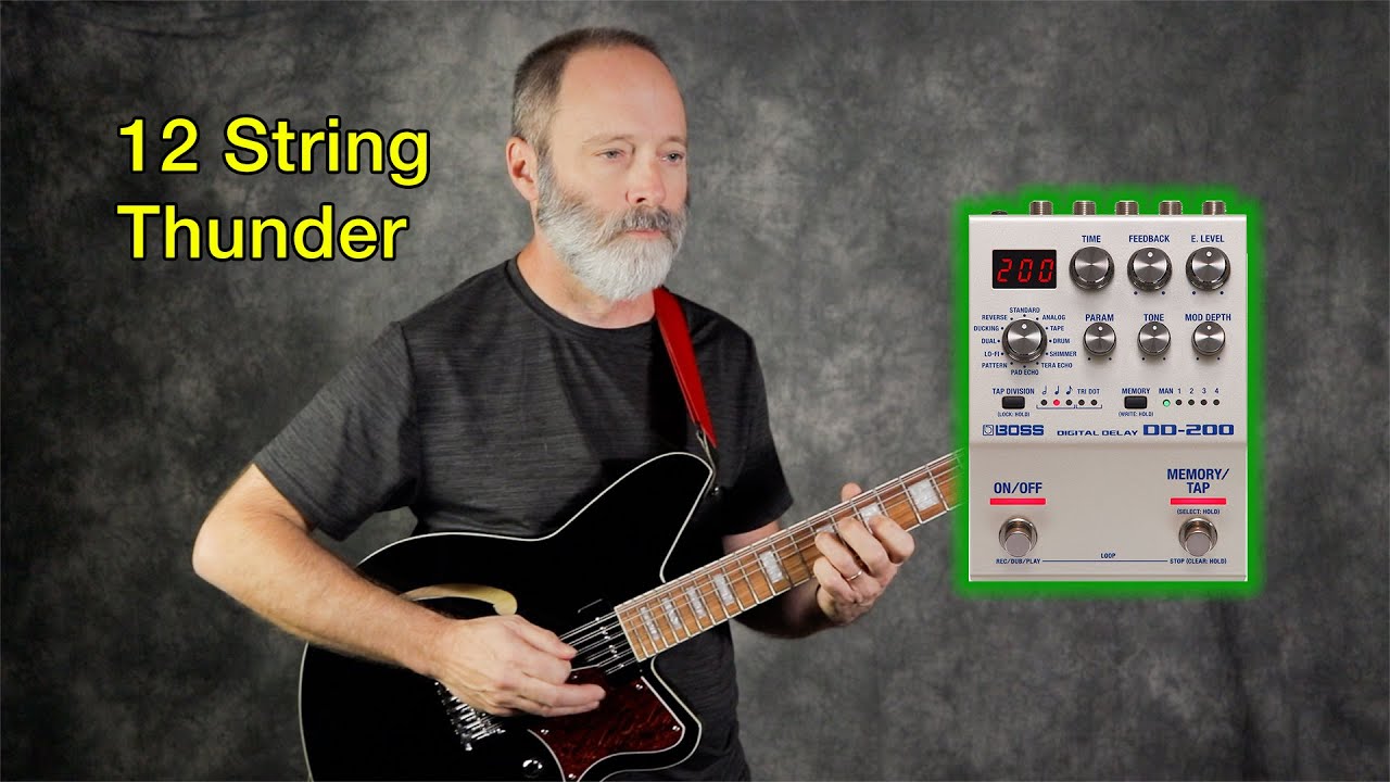 BOSS DD-200 + 12-String Guitar = Jangling BEAST! - YouTube