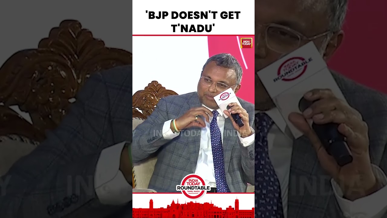 Karti Chidambaram Says “BJP Doesn’t Get Tamil Nadu” | India Today Round Table Debate