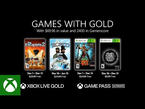 Xbox - December 2021 Games with Gold