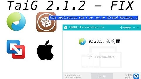TaiG Fix - "This application can