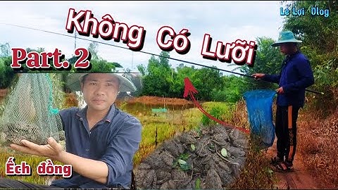 Part 2 - Câu Ếch  -  Không  Lưỡi Mùa Nước  Nổi Ở  Miền  Tây Sông nước || Lê Lợi  Vlog🌾