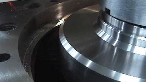 Rottler F90Y Machining Very Wide Counterbore