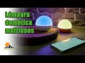 Una lámpara que cambia el color según la temperatura y se controla desde el móvil