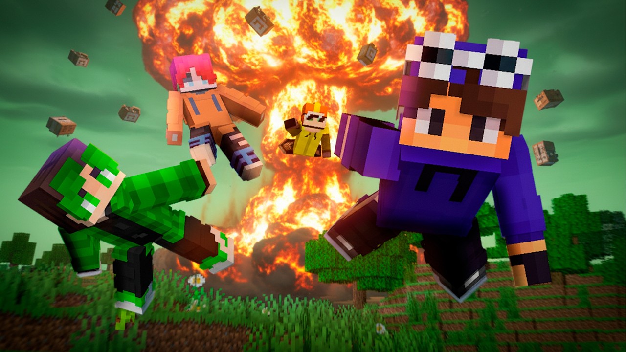 MINECRAFT Pero SOBREVIVIMOS A DESASTRES NATURALES