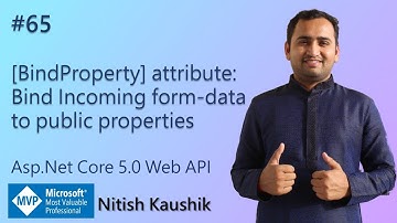 [BindProperty] attribute: Bind Incoming form-data to public properties | ASP.NET Core Web API