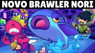 A MELHOR SUPER! Tudo sobre o NOVO BRAWLER NORI no BRAWL S...