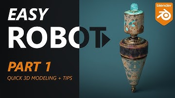 Blender Tutorial - Creating a cute little robot (Part 1/3)