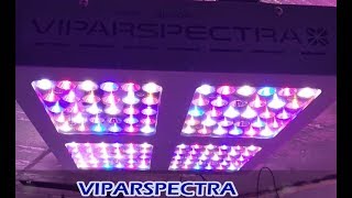 ViparSpectra LED V600: Unboxing 2 V600's Light Review and Light Tests