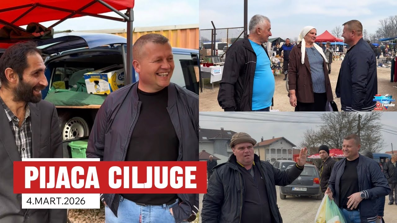 Pijaca Ciljuge danas zanimljiva, cijene odlične, počašćeni smo sa ribom 🐟 4.Mart.2026