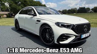 1:18 Diecast Mercedes-Benz E53 AMG Opalith White by NZG