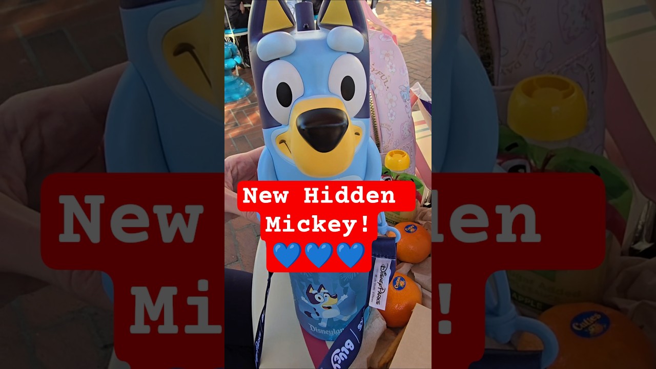 POV: I buy a Bluey Sipper at Disneyland and find a new Hidden