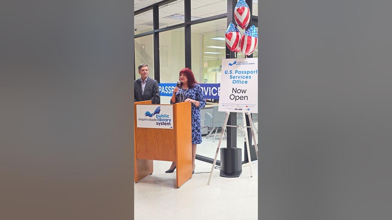 U s passport application acceptance facility opens at west kendall