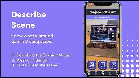 How to use Describe Scene on the Envision App