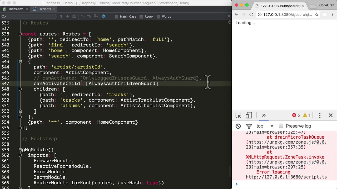 Component path