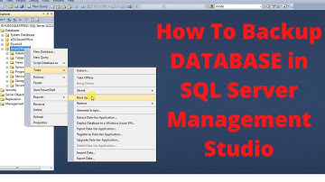 How to Backup Database in SQL Server Management Studio | Smartoffice Attendance | Biomax attendance