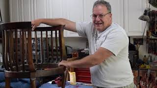 Repairing a vintage barrel chair & Channel Update