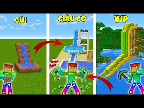 Game Xây Công Viên - MINI GAME : CUỘC CHIẾN XÂY CÔNG VIÊN NƯỚC VIP ** NOOB XÂY CÔNG VIÊN NƯỚC VIP NHANH NHẤT MINECRAFT ??