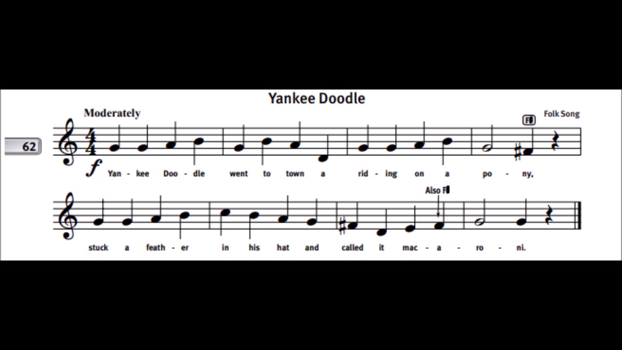 Yankee Doodle #62||The Yamaha Advantage for Recorder OST 62 adlı videoyu YouTube'da izle Yankee Doodle #62||The Yamaha Advantage for Recorder OST 62 adlı videoyu YouTube'da izle