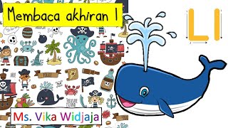 Membaca akhiran l tanpa mengeja dijamin langsung bisa lancar membaca|| Ms.Vika's Kindergarten Class