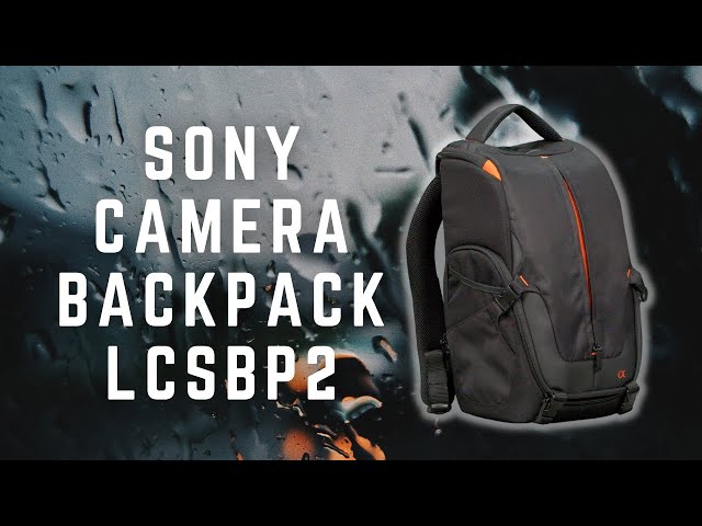 Sony LCSBP2 Camera Backpack - YouTube