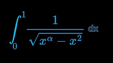 Monster Integral of 1/sqrt(x^α - x^2 ) dx from 0 to 1