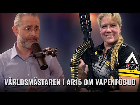 Världsmästare i AR 15 Pia Clerté