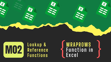 ✅WRAPROWS Function in Excel ⚡ The Secret to Organizing Data Beautifully! #exceltutorial