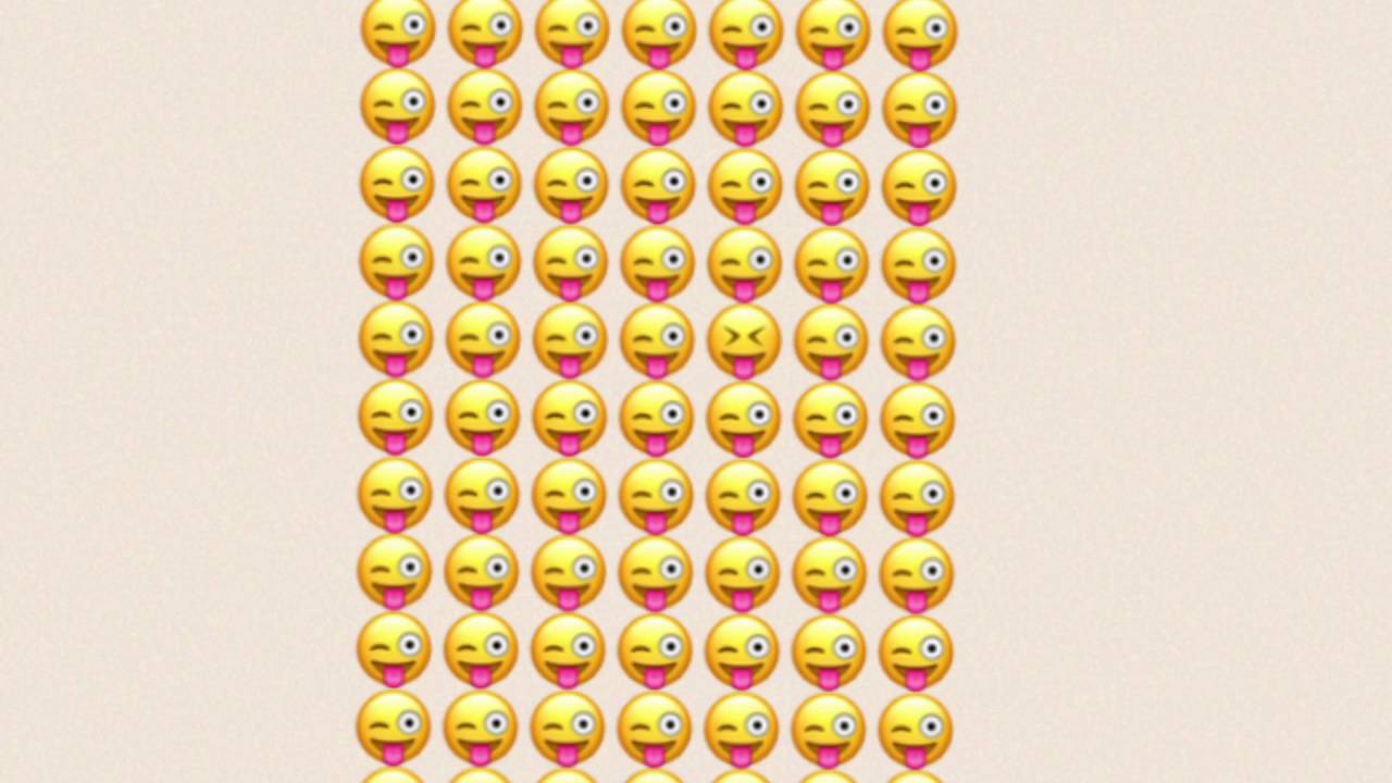 Try To Find The Different Emoji - YouTube