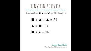 How much are the shapes? #math #supereasymath #einsteinactivity #tiffany #triangle #square #circle