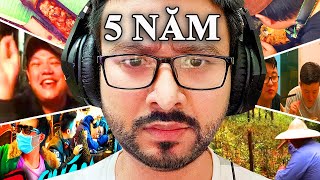 KỈ NIỆM 5 NĂM TRỰC TIẾP GAME !!! REACTION NHỮNG VIDEO ĐÁNG NHỚ NHẤT =)))