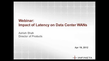 Impact of Latency on Data Center WANs