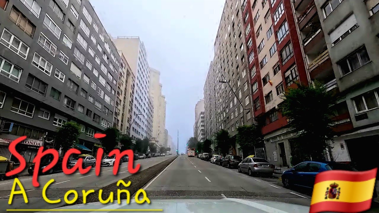 A Coruña Spain 🇪🇸4K Drive