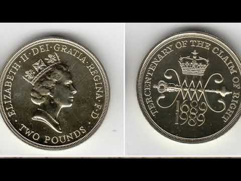 1989 Claim Of Rights £2 Coin WORTH?