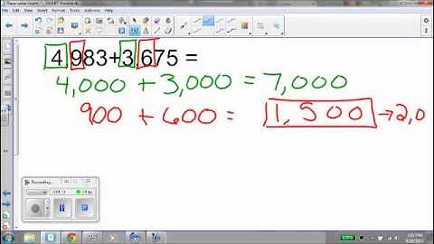 Front End Estimation with Adjustment