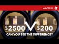 Monstrum panzer vs vortex razor how does a 200 scope compare to a 2500
