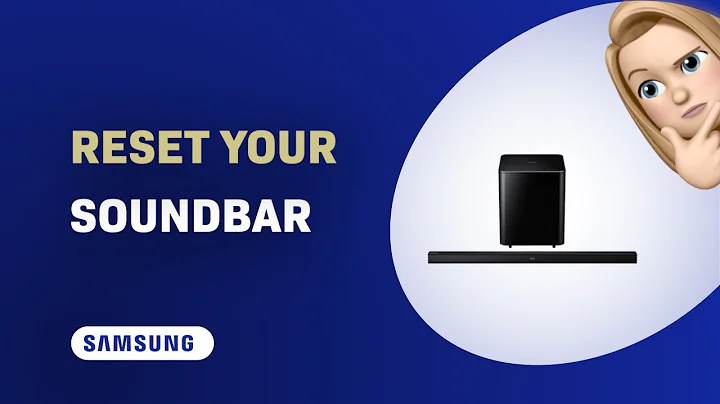 How to Reset Your Samsung HW-H550 Soundbar - Quick Fix Guide