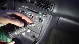 How to change dashboard console lights Toyota Corolla. Year models 1996-2002