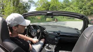 Tatra backroad with miatas